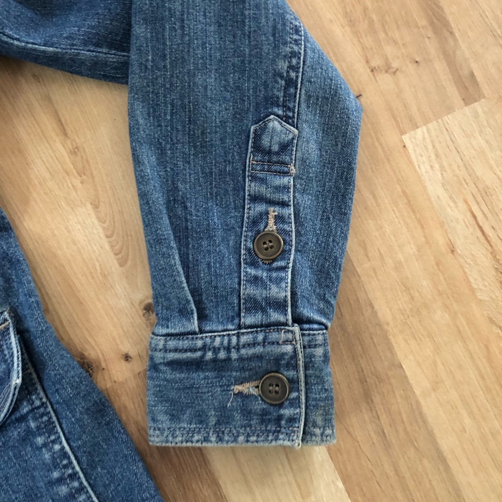 Jessica Sport Denim Jean Tapered Jacket Size 8 Vintage - Picture 3 of 8
